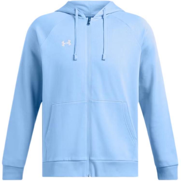 Under Armour Rival Fleece Zip Hoodie Horizon Blue Casual Fleece Jacket 1379767-465