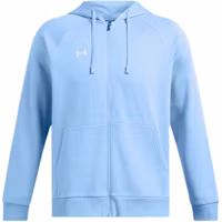 Under Armour Rival Fleece Zip Hoodie Horizon Blue Casual Fleece Jacket 1379767-465 Under Armour Rival Fleece Zip Hoodie Horizon Blue Casual Fleece Jacket 1379767-465
