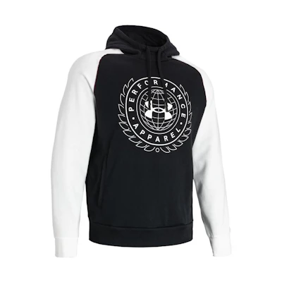 Under Armour Rival Solid Print Fleece Hoodie Black 1373831-001