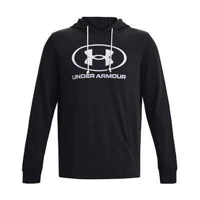 Under Armour Rival Terry Graphic Logo Hoodie Black 1378974-001