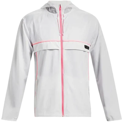 Under Armour Run Anywhere Striped Hooded Breathable Jacket White 1374229-100 Buy Under Armour Run Anywhere Striped Hooded Breathable Jacket White 1374229-100