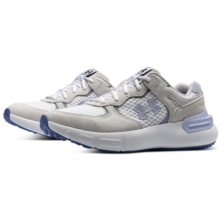 Shop Under Armour 耐摩休閒防滑 低筒運動鞋 男女款 白色