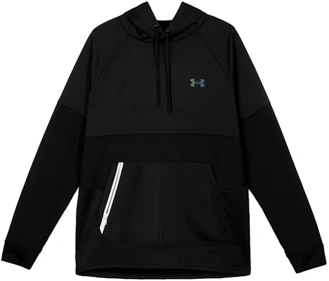 Under Armour RUSH Logo Pullover Hoodie Black Long Sleeve Sweater 1370450-001 Buy Under Armour RUSH Logo Pullover Hoodie Black Long Sleeve Sweater 1370450-001