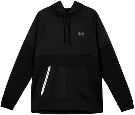 Under Armour RUSH Logo Pullover Hoodie Black Long Sleeve Sweater 1370450-001 Order Under Armour RUSH Logo Pullover Hoodie Black Long Sleeve Sweater 1370450-001