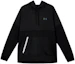 Order Under Armour RUSH Logo Pullover Hoodie Black Long Sleeve Sweater 1370450-001