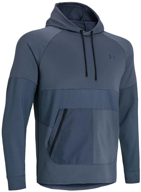under-armour-rush-series-grey-pullover-hoodie-1370450-044