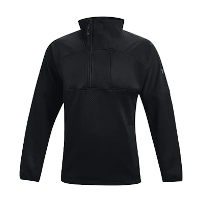 Under Armour RUSH Swacket 1/2 Zip Black Sports Jacket Sweatshirt 1366122-001