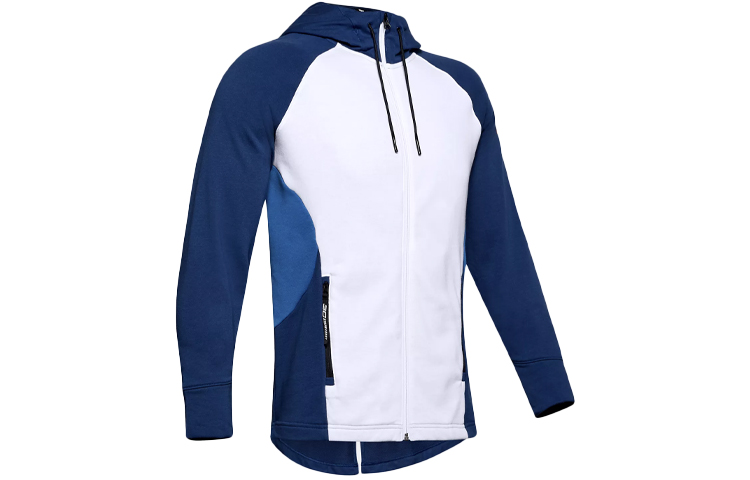 Under Armour SC30 Warm Up Hoodie Jacket White Casual Sportswear 1351317-100
