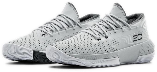 安德玛 SC 3Zero 3 '光晕灰'篮球鞋 3022048-103 Lookbook 安德玛 SC 3Zero 3 '光晕灰'篮球鞋 3022048-103