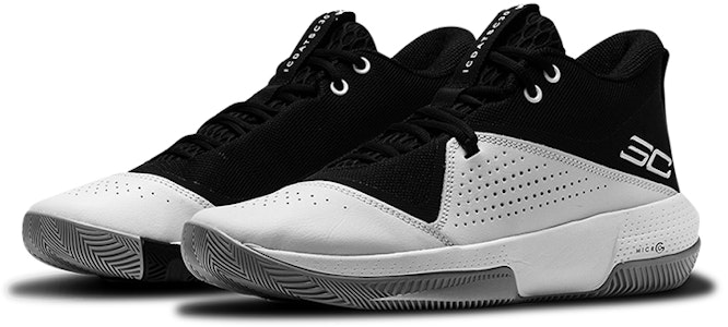 安德玛SC 3Zero 4 '黑白'篮球鞋 3023917-002 Lookbook 安德玛SC 3Zero 4 '黑白'篮球鞋 3023917-002