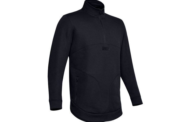 Order Under Armour SC Half-Zip Basketball Pullover Hoodie Black Color 1342981-001