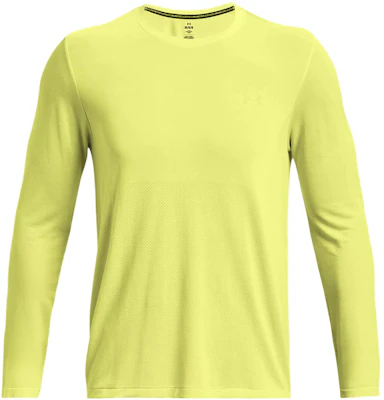 Under Armour Seamless Stride Lemon Yellow Long Sleeve Pullover Crewneck 1375693-743 Buy Under Armour Seamless Stride Lemon Yellow Long Sleeve Pullover Crewneck 1375693-743