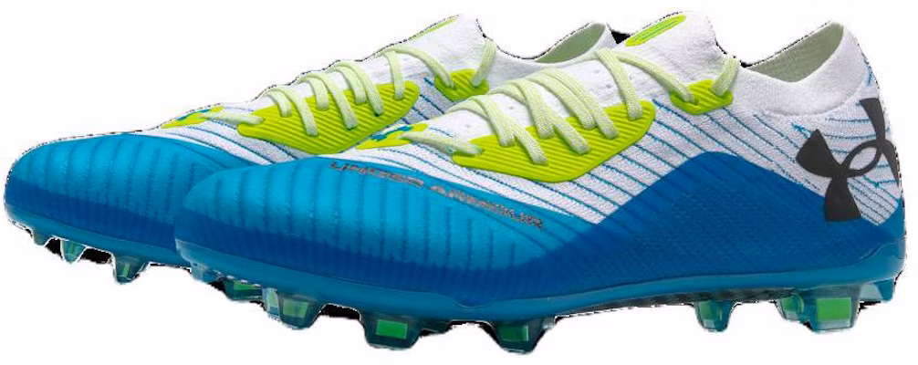 安德瑪 UA Shadow Elite 2 FG 防滑耐磨 足球鞋 男款 藍白色 Lookbook 安德瑪 UA Shadow Elite 2 FG 防滑耐磨 足球鞋 男款 藍白色