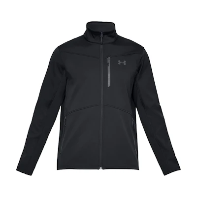 Under Armour Shield Black Outdoor Training Jacket - Warm & Comfortable 1321438-001