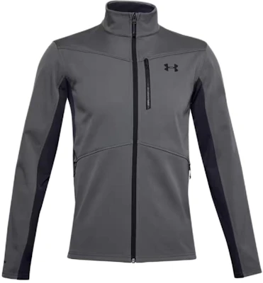 언더아머 쉴드 블랙 아웃도어 트레이닝 자켓 - 따뜻하고 편안한 착용감 1321438-001 1