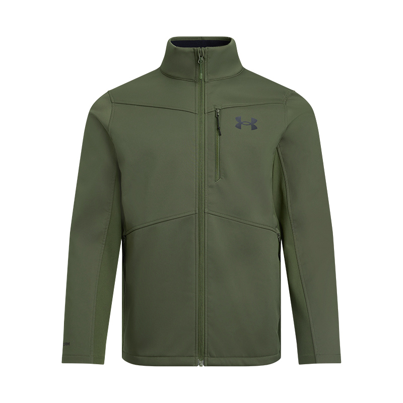 Under Armour Shield Outdoor Casual Warm Sports Jacket - Forest Green 1321438-390