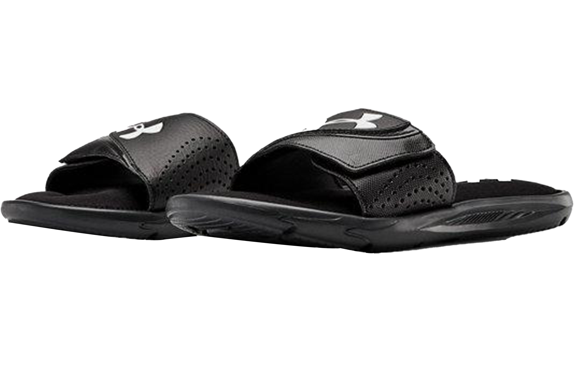 Lookbook 언더아머 슬라이드 블랙 (Under Armour Slide Black) 3022728-001（yc）