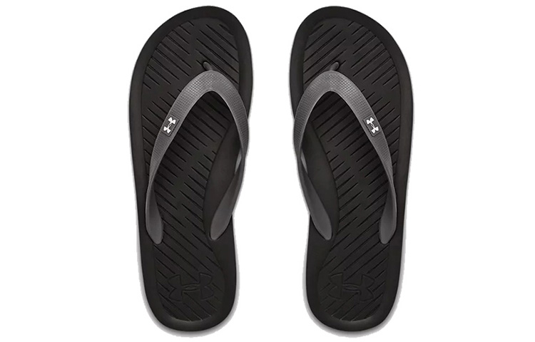 Shop 언더아머 쿠션 슬라이드 (블랙) 1252506-004