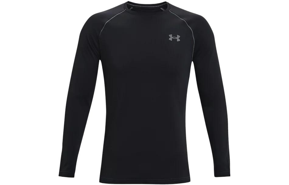 Under Armour Slim Fit Crewneck Long Sleeve Sweatshirt Black 1360451-001