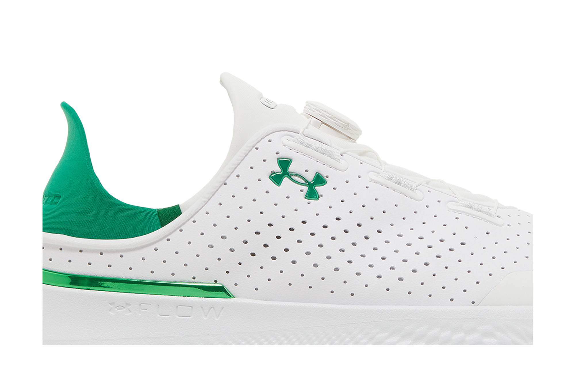 Order 安德玛SlipSpeed '白色凱利綠' 3027049-100