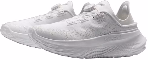 Shop Under Armour SlipSpeed 舒適支撐旋轉扣 織物減震通風 低筒 休閒慢跑鞋 男女款 白色
