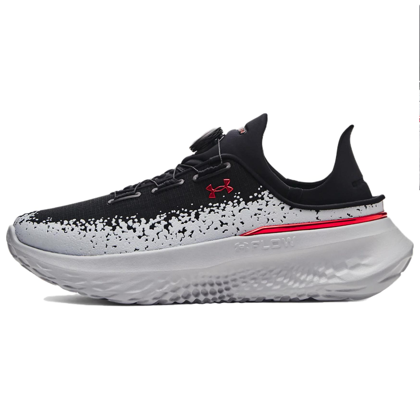 Under Armour SlipSpeed Mega Durable Breathable Low-top Running Shoes Gray/Black 3028539-004