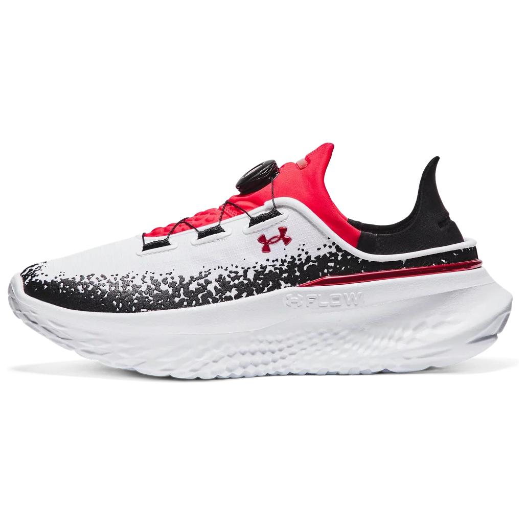 Under Armour SlipSpeed Mega White/Red Low-Top Running Shoes 3028539-109