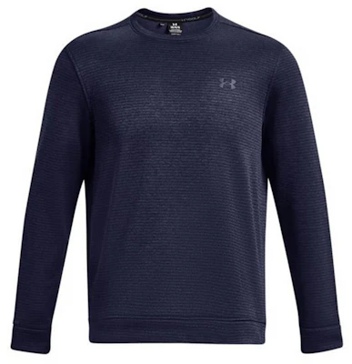 Under Armour Solid Blue Golf Knit Crewneck Pullover Sweater 1373675-410 Buy Under Armour Solid Blue Golf Knit Crewneck Pullover Sweater 1373675-410