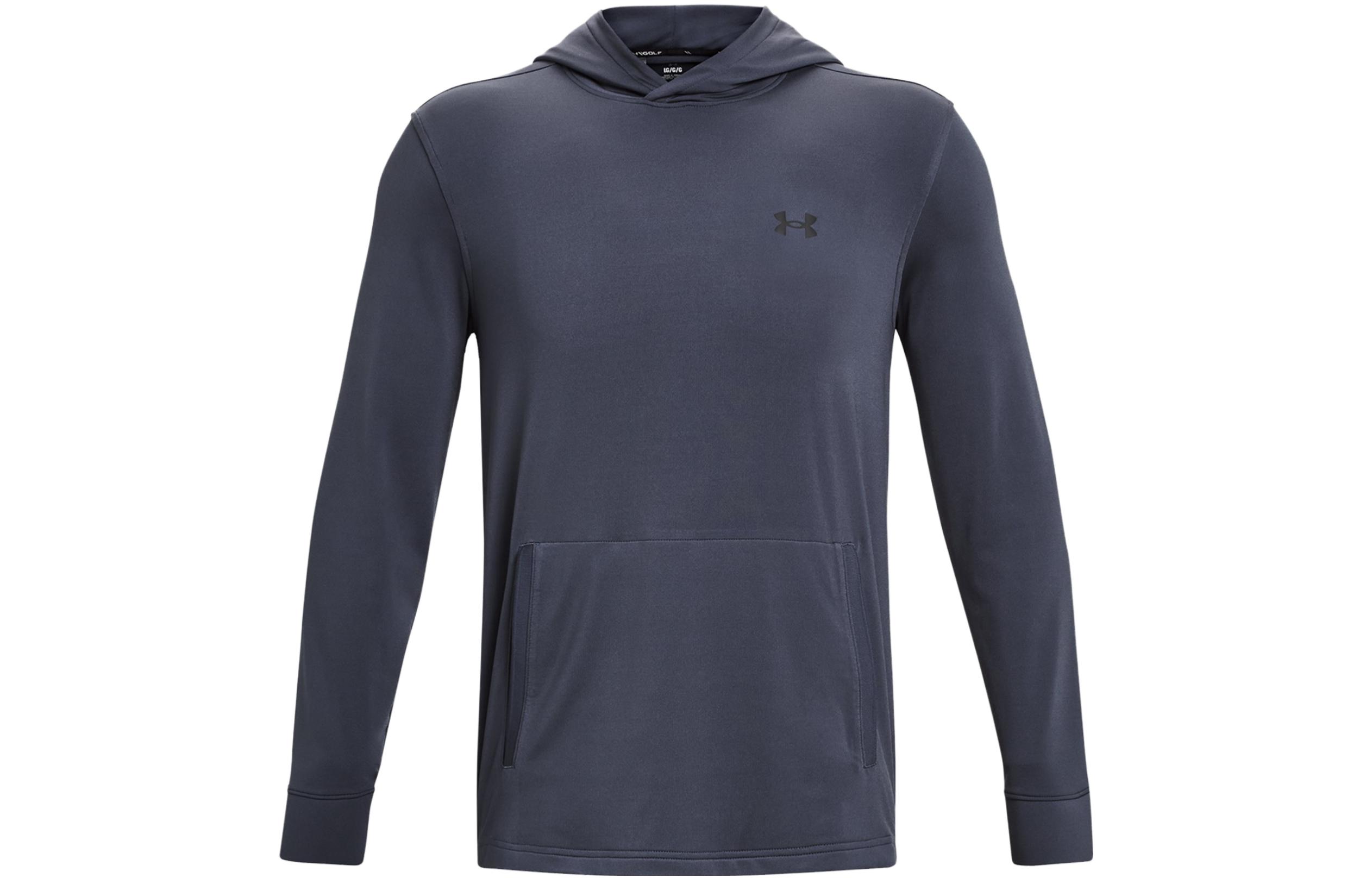 Under Armour Solid Color Hoodie Blue Gray 1380879-044