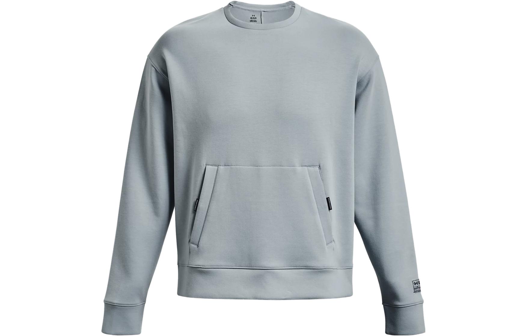 Under Armour Solid Knit Casual Sports Sweatshirt Blue 1377172-465