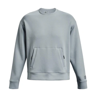 Under Armour Solid Knit Casual Sports Sweatshirt Blue 1377172-465