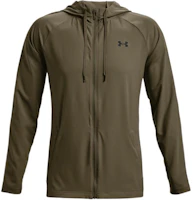 Under Armour Solid Logo Green Sports Casual Jacket 1370499-361 Under Armour Solid Logo Green Sports Casual Jacket 1370499-361