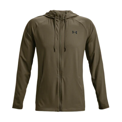Under Armour Solid Logo Green Sports Casual Jacket 1370499-361
