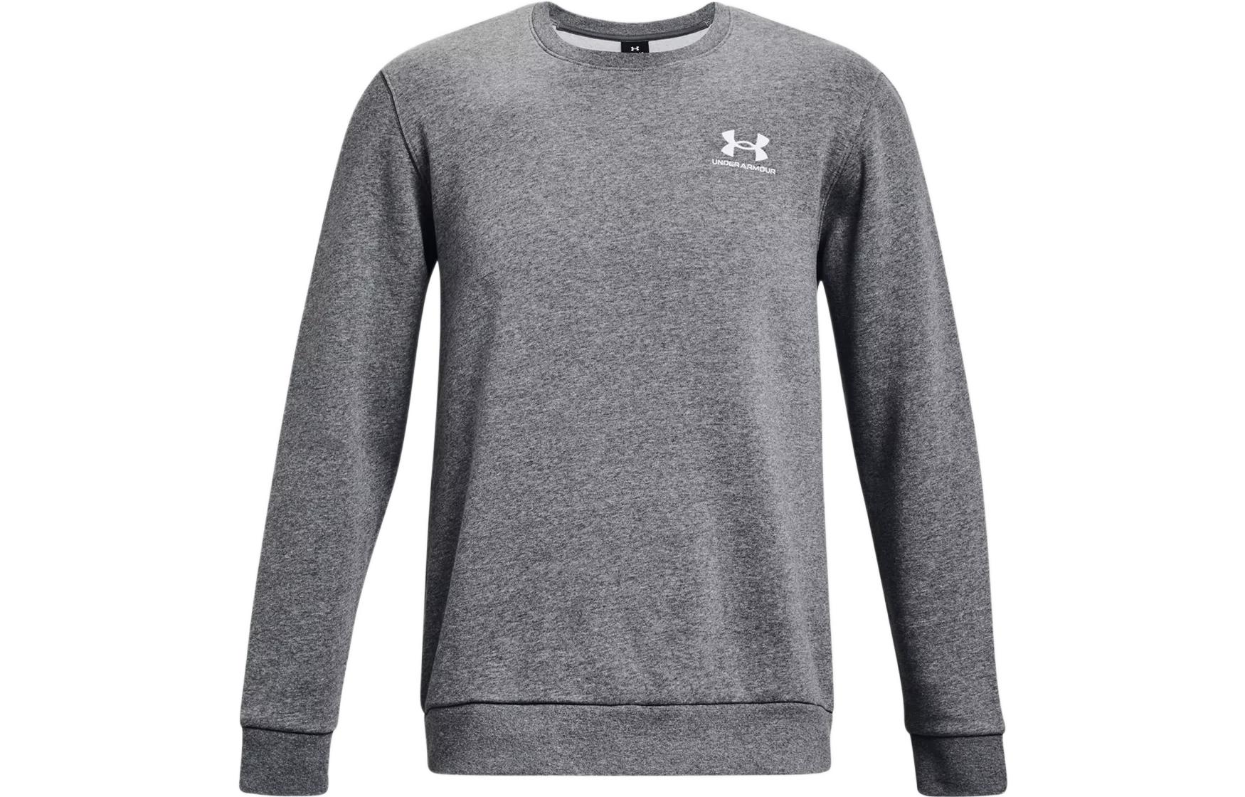 Under Armour Solid Logo Print Pullover Hoodie Medium Peach Gray 1374250-012