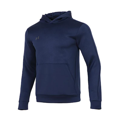 Under Armour Solid Logo Windproof Running Hoodie - Deep Blue 22600304-408