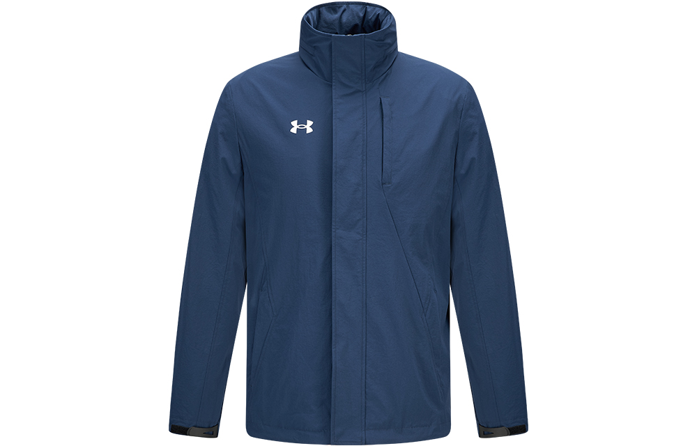 Under Armour Solid Logo Woven Hooded Jacket Academy Blue 21600409-408