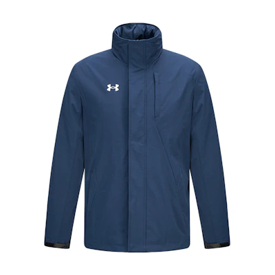 Under Armour Solid Logo Woven Hooded Jacket Academy Blue 21600409-408
