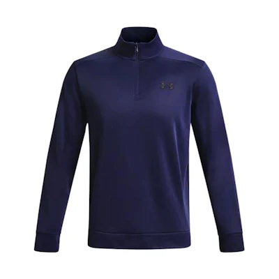 Under Armour Solid Pullover Slim Fit Sweatshirt Navy Blue 1373358-410
