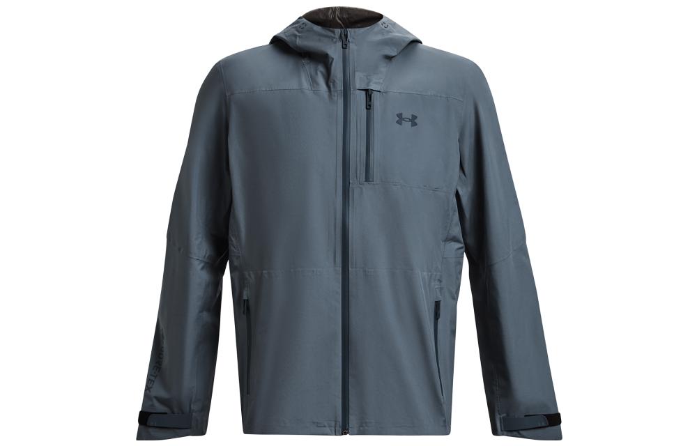 Under Armour Solid Training Hoodie Jacket Men’s Gray 1369994-002 圖 2