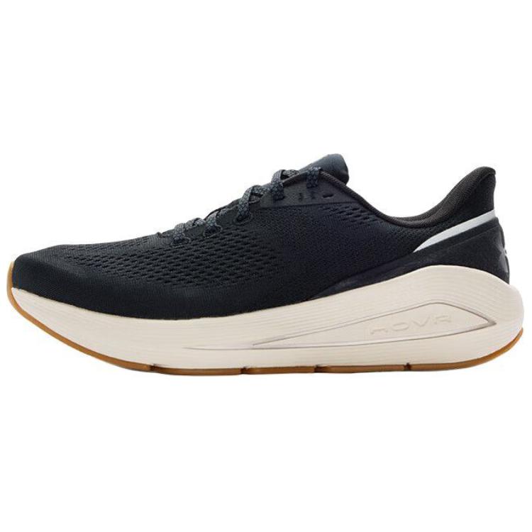 Under Armour Sonic 7 Black White Running Shoes Comfortable Low-Top. 3028002-001
