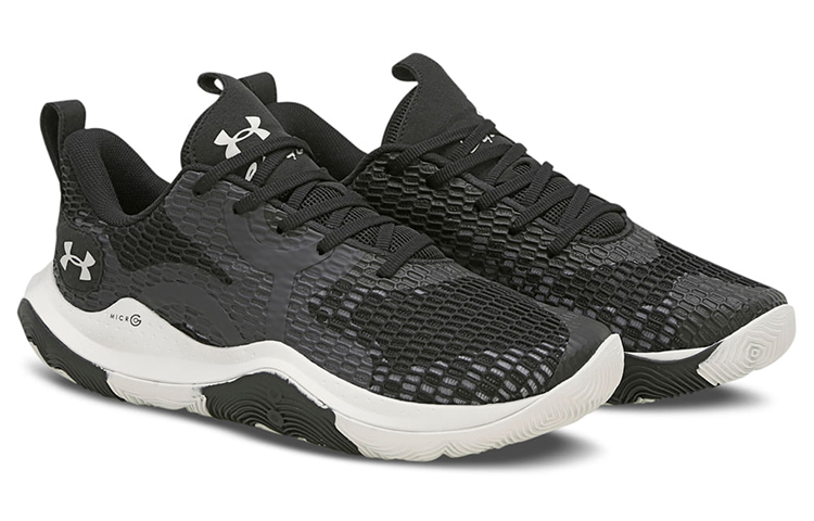 Lookbook Under Armour Spawn 3 低筒 實戰籃球鞋 男款 黑色