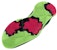 Under Armour Spawn 4 Cetakan 'Hitam Lime Unik' 3025345-002