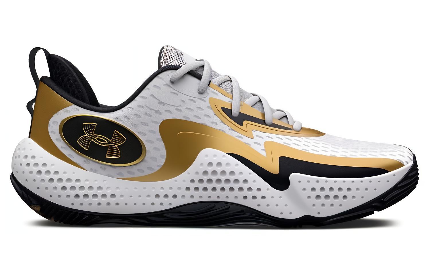 Order Under Armour Spawn 5 'Putih Hitam Emas' 3026285-101