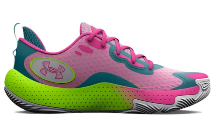 Order 언더아머 스폰 5 '화이트 라임 핑크' 3026285-100