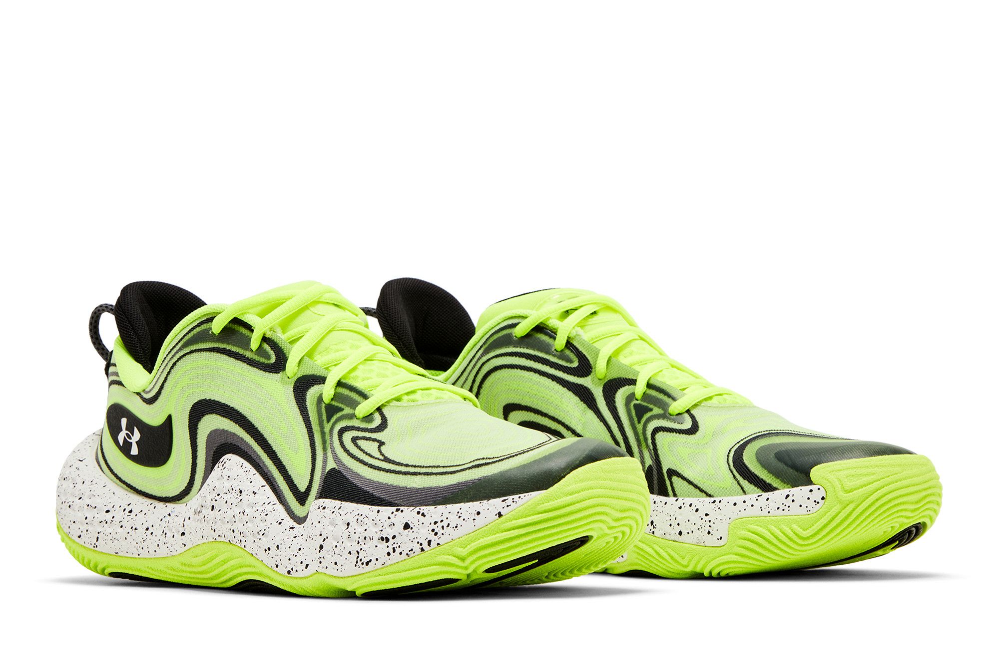 Cheap Under Armour UA Spawn 6 時尚百搭 減震耐磨 低筒 籃球鞋 男女同款 綠色