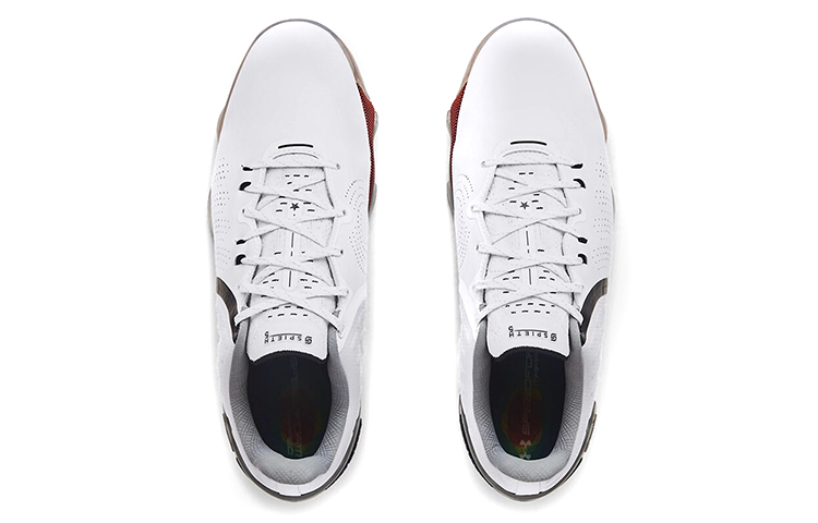 Shop Under Armour Spieth 5 Tanpa Spike 'Putih Metallic Silver' 3023727-100