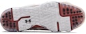 Under Armour Spieth 5 Tanpa Paku 'Putih Logam Perak' 3023727-100