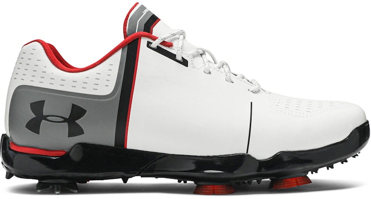 (Grade School) Under Armour Spieth One Jr. 'White Black Red' 1301154-108 Buy (Grade School) Under Armour Spieth One Jr. 'White Black Red' 1301154-108