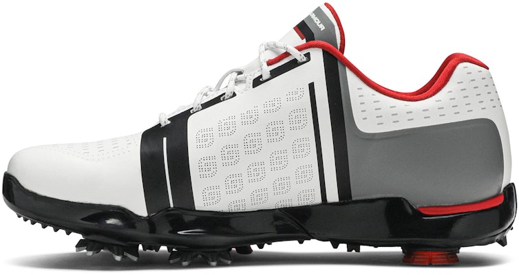 (Grade School) Under Armour Spieth One Jr. 'White Black Red' 1301154-108 Lookbook (Grade School) Under Armour Spieth One Jr. 'White Black Red' 1301154-108