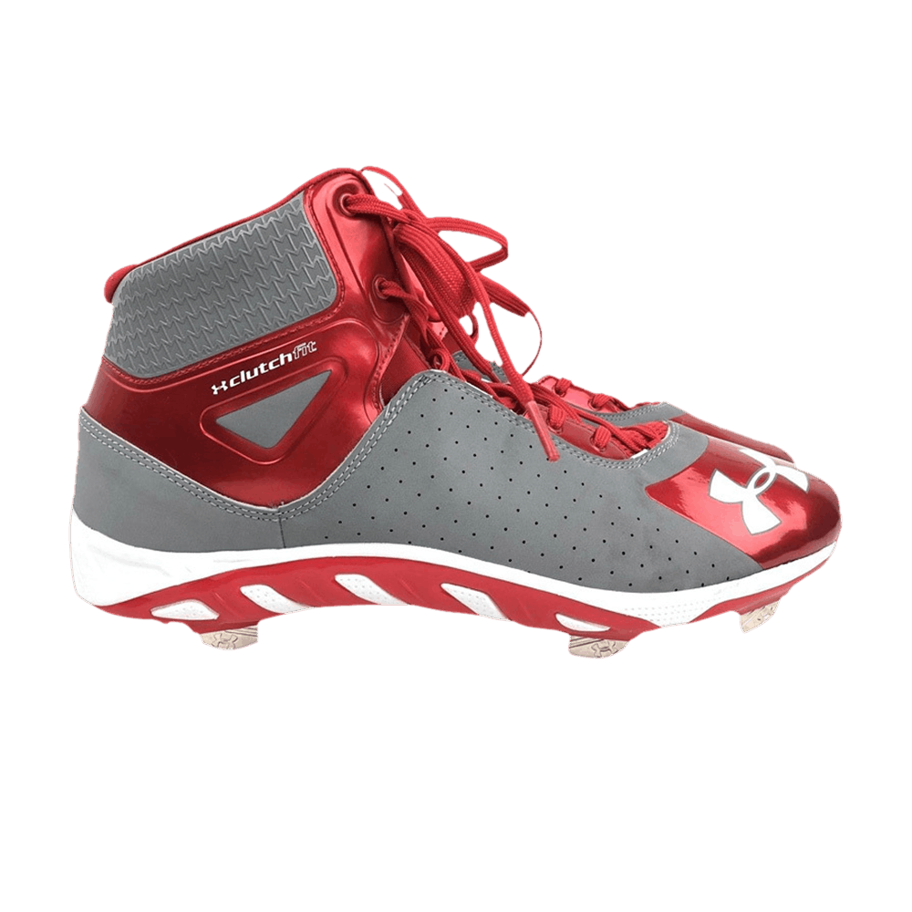Under Armour Spine Heater Mid 'Metallic Red Grey' 1250042-026